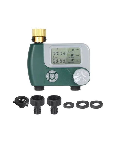 Programador Riego Automatico Timer Jardin 2 Salidas-1