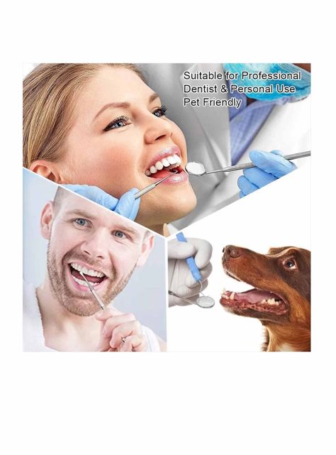 Set De Implementos Higiene Dental, Herramientas, Espejo-7