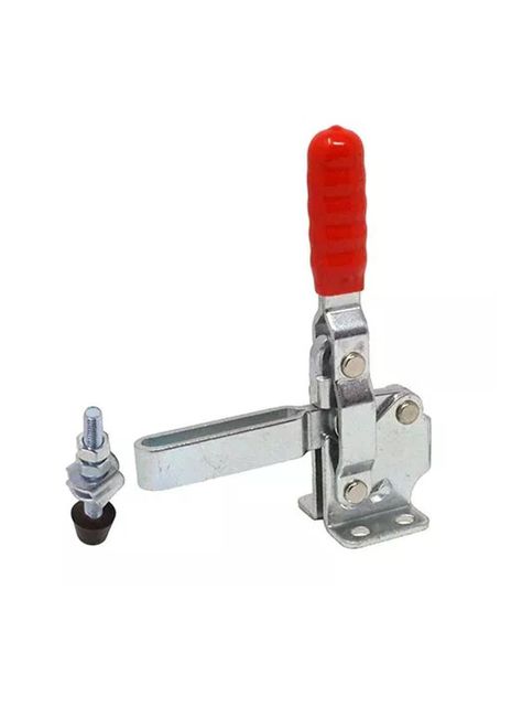 Pack 2 Clamp Presión Vertical Gh-12130 227kg Tirador Rápido-1