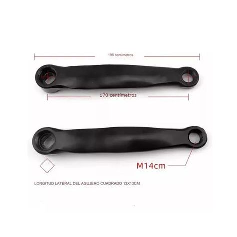 Biela Izquierda Bicicletas Motor Cuadrado Y Spinning-1