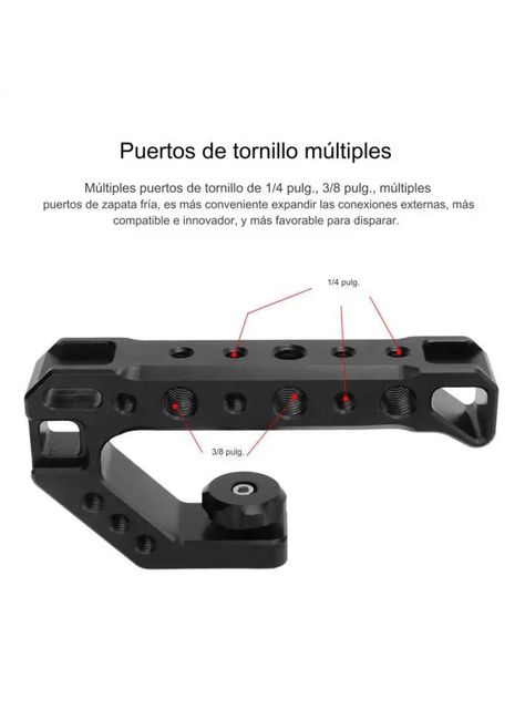 Soporte Manual De Cámaras Micrófono Luces Slr Estabilizador-5
