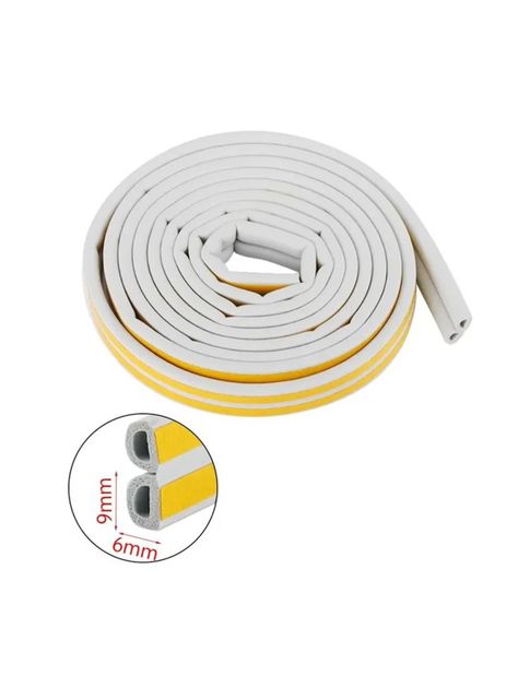 Burlete Cinta 10mts Aislante Térmico Adhesivo Puerta Ventana-1