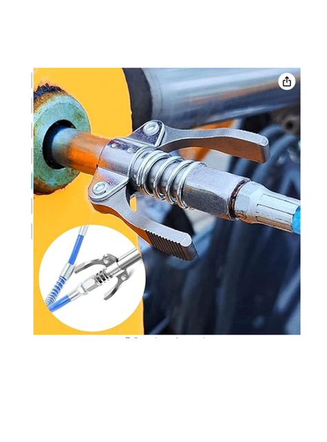 Pistola Grasa Alta Presión 10000 Psi Acople Conector-5