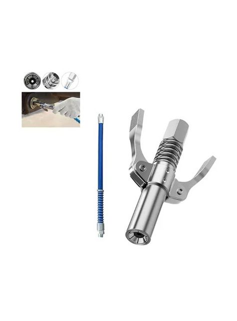 Pistola Grasa Alta Presión 10000 Psi Acople Conector-1