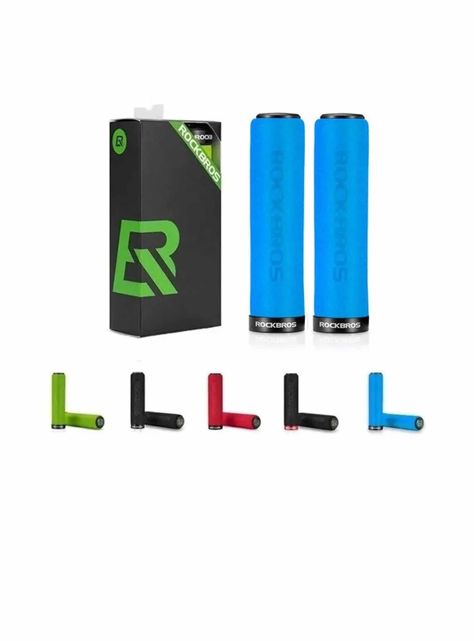 Puños Rockbros Con Lock Bicicleta Mtb Bmx Grips Empuñadura-1