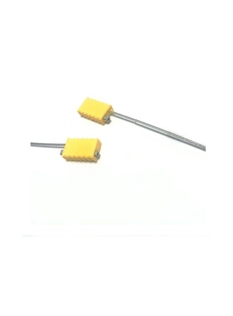 Brida Sello De Seguridad Cable Acerado Con Bloqueo Engranaje-3