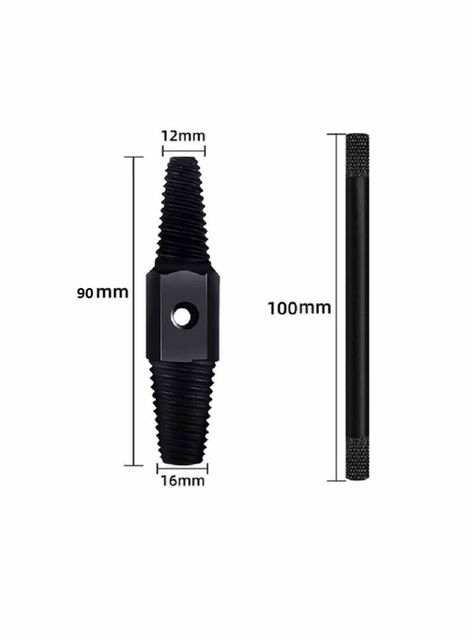 Extractor De Tornillos Pernos Rodados Doble 1/2 - 3/4-2