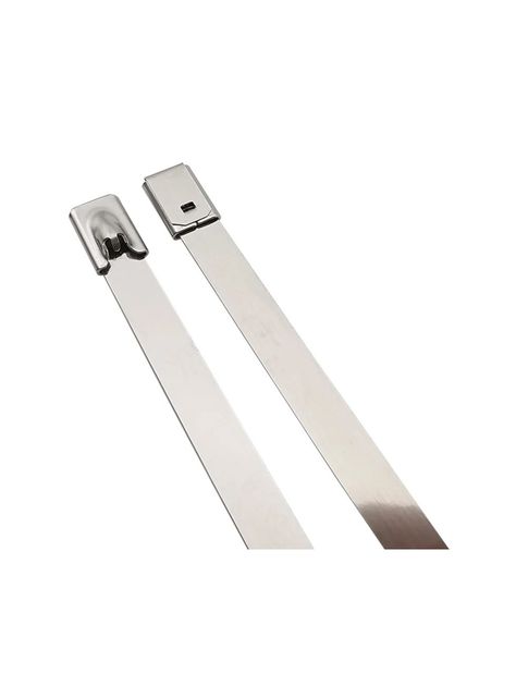 100 Flejes Metálicos C/ Hebilla Seguridad 4.6 X 200mm Zuncho-2