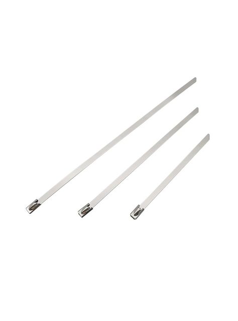 100 Bridas Acero Inoxidable Mètalica Seguridad 4.6x500mm-2