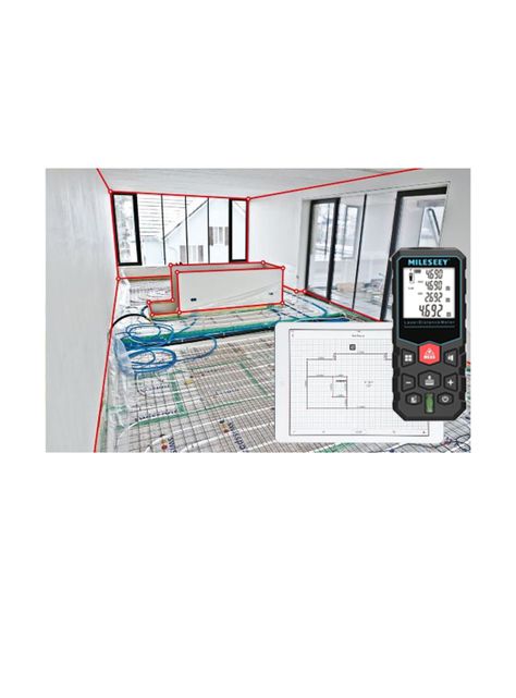 Medidor De Distancia Laser Digital 80m Lcd 6 Modos-1