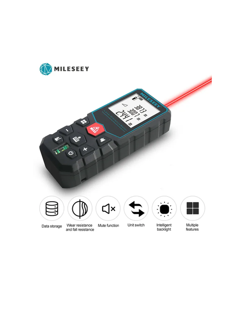 Medidor De Distancia Laser Digital 80m Lcd 6 Modos-2