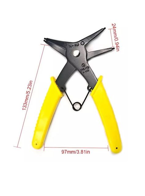Alicate Pinza Anillos De Retención Interno Externo Multiuso-5