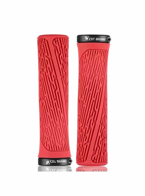 Puños West Biking C/ Lock Bicicleta Mtb Bmx Grips Empuñadura-0