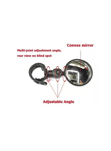 Espejo Retrovisor Para Bicicletas Y Scooters Ajustable-5