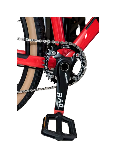 Juego Volante Plato Bielas 170mm Motor Bicicleta Mtb-5