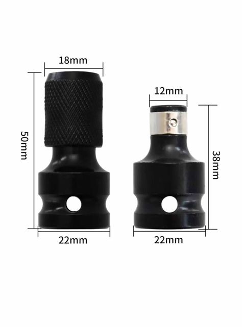 Adaptador De Brocas Hexagonales Liberación Rápida 1/2 - 1/4-1