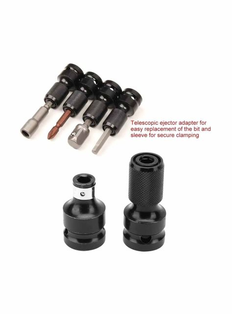 Adaptador De Brocas Hexagonales Liberación Rápida 1/2 - 1/4-2