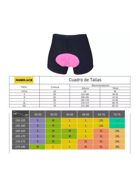 Calza De Ciclismo Gel, Short Ropa Interior Acolchada Mujer-4