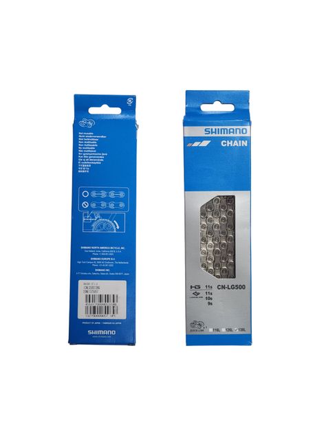 Cadena Shimano Lg500 9/10/11v 138l Linkglide + Quick Link-2