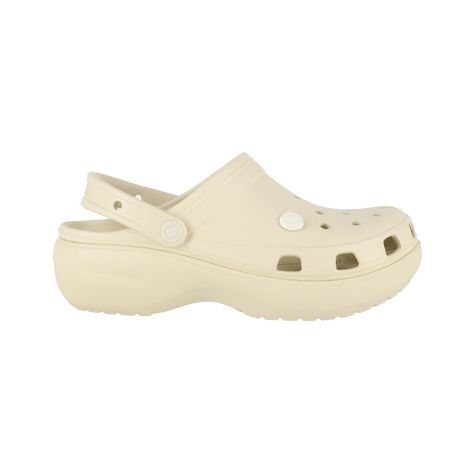 Zuecos Plataforma Mujer Bamers Air Beige-0