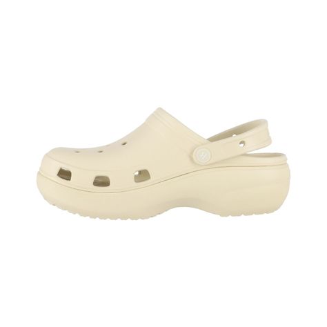 Zuecos Plataforma Mujer Bamers Air Beige-1