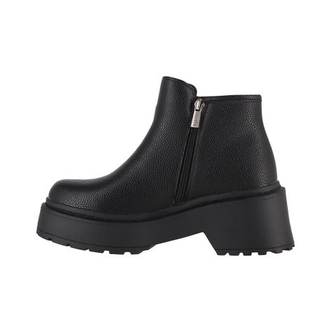 Botines Mujer Bamers Marsella Zipper Negro-1