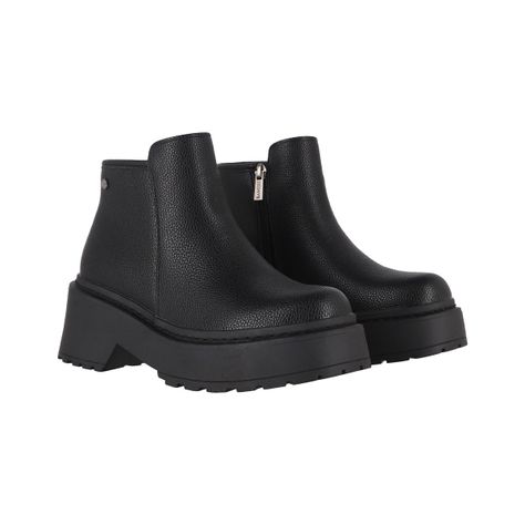 Botines Mujer Bamers Marsella Zipper Negro-4