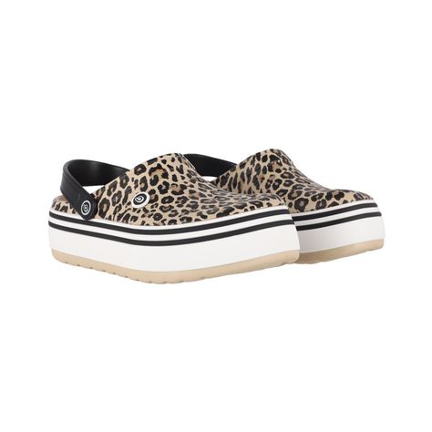 Zuecos Mujer Bamers Airline High Leopard Print-4