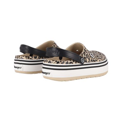 Zuecos Mujer Bamers Airline High Leopard Print-5