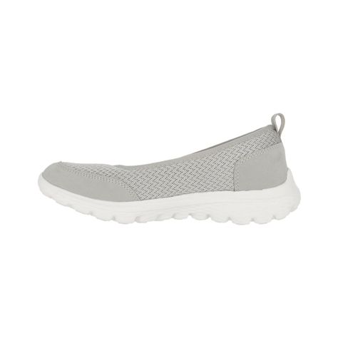 Pantufla Bamers Blossom Go Mujer Gris-1