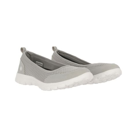 Pantufla Bamers Blossom Go Mujer Gris-2