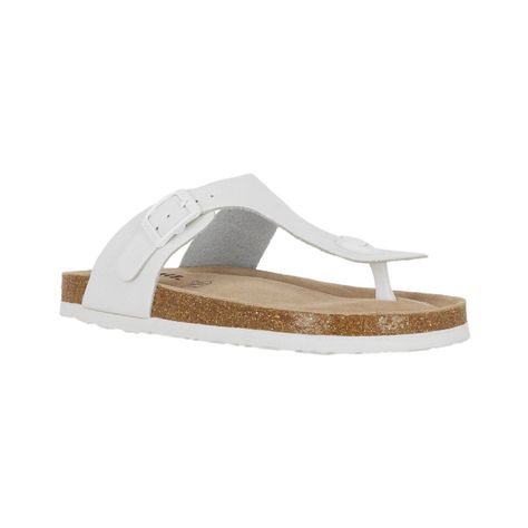Sandalia Bamers Kend Capri Joven Blanco-1