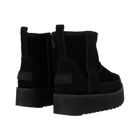 Bota Mujer  Bamers Platform Negro-3