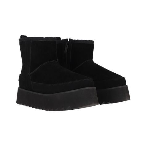 Bota Mujer  Bamers Platform Negro-4