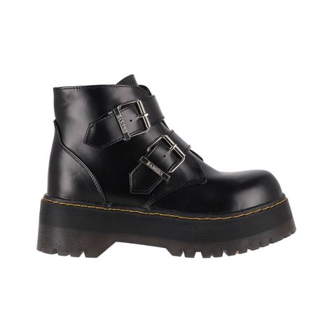 Botin Mujer Bamers Julieta Negro-0