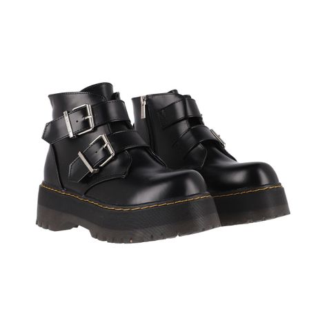 Botin Mujer Bamers Julieta Negro-4