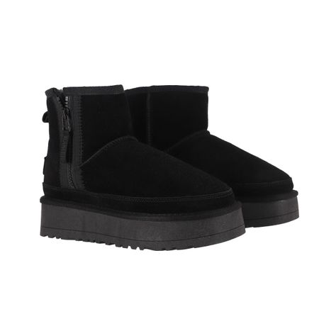 Botas Mujer Bamers Aspen Plataforma Negro-4