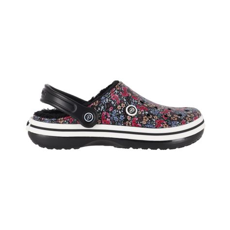Zuecos Mujer Bamers Refugio Line Negro Print-0