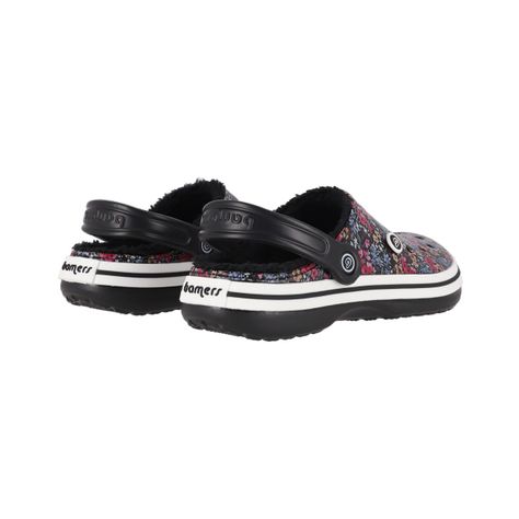 Zuecos Mujer Bamers Refugio Line Negro Print-5