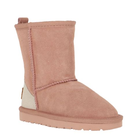 Bota Bamers Blast Zip Leather Niña Rosado-1