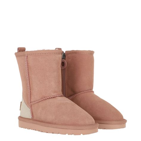 Bota Bamers Blast Zip Leather Niña Rosado-3