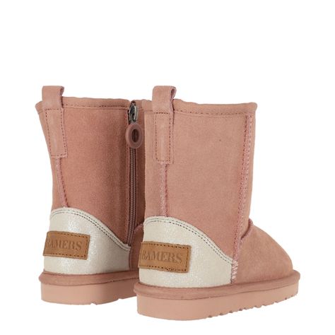 Bota Bamers Blast Zip Leather Niña Rosado-4