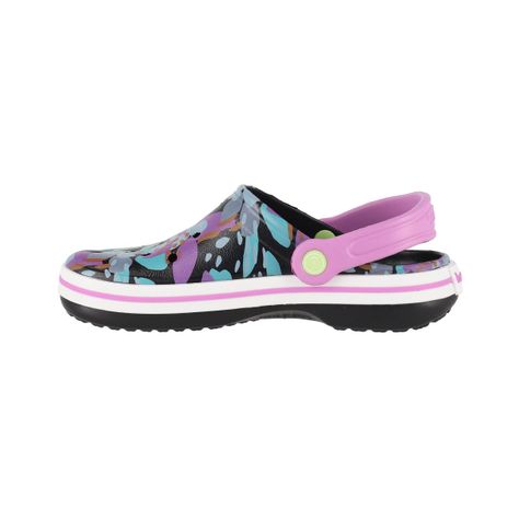 Zuecos Mujer Bamers Airline Negro Print-1