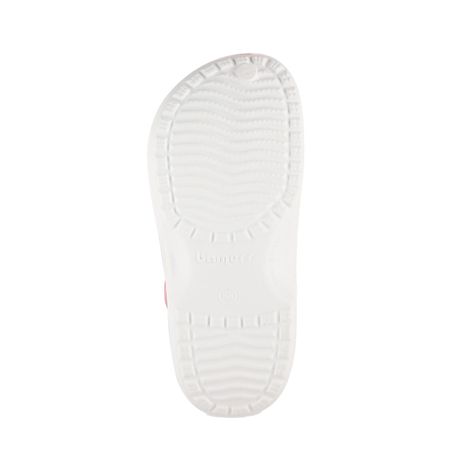 Zuecos Joven Bamers Airline Blanco Print-3