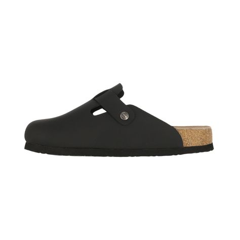 Zueco Mujer  Bamers Classic Buckle Negro-1