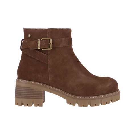 Botines Mujer Bamers Nisa MID Café-0