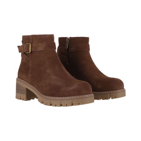 Botines Mujer Bamers Nisa MID Café-4