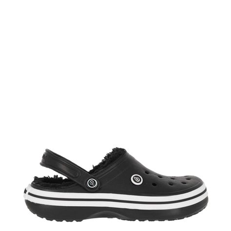 Zueco Negro Bamers Refugio Line Mujer-0