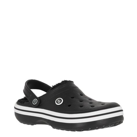 Zueco Negro Bamers Refugio Line Mujer-1