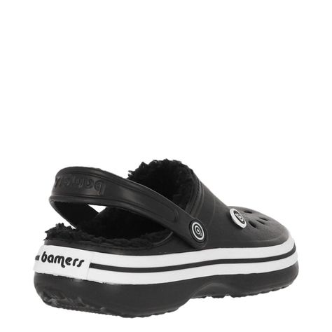 Zueco Negro Bamers Refugio Line Mujer-2